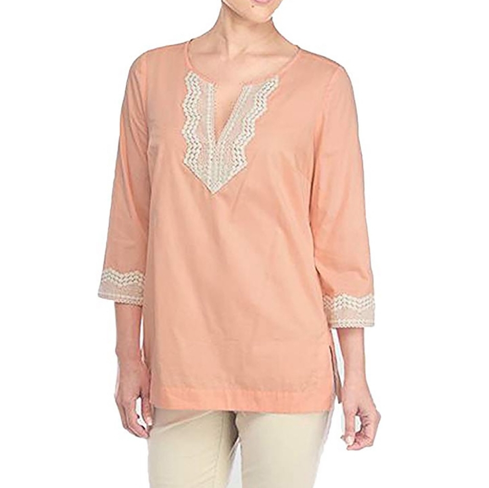 NYDJ Sorbet Embellished Tunic, M